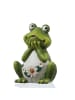 MARELIDA Gartenfigur Frosch Rosie Tierfigur für Beet Gartendeko H: 21cm in grün