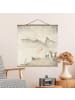 WALLART Stoffbild mit Posterleisten - No.MW8 Japanische Stille in Creme-Beige