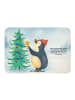 Mr. & Mrs. Panda Magnet Pinguin Weihnachtsbaum Design mit Spruch in Weiß