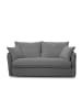 CALICOSY Schlafsofa MIKA in Anthrazitgrau - (W)  x (H)  x (L)  cm