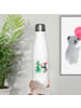Mr. & Mrs. Panda Trinkflasche Pinguin Weihnachtsbaum ohne Spruch in Weiß