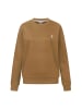U.S. Polo Assn. Pullover USZoee – Damen Sweatshirt mit Rundhalsausschnitt in Camel