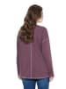 Ulla Popken Sweatshirt in dunkel weinrot