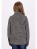 DreiMaster Mädchen (Kids) Fleecejacke in Grau Melange