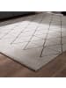 home24 Kurzflorteppich Opus in Creme