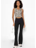 SASSYCLASSY Sport-Top mit Leo-Print in Beige
