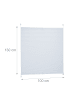 relaxdays Plissee in Weiß - (L)130 x (B)100 cm