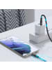 COFI 1453 USB Type-C zu USB Type-C 2 M, 60W Schnelllade- und Datenkabel in Schwarz