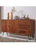 FineBuy Sideboard in Braun / Sheesham / 145x40x75