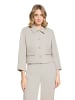 Betty Barclay Blazer-Jacke mit 3/4 Arm in Grau Beige