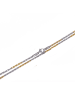 Bungsa Kette in Bicolor (Gold-Silber)