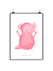 Mr. & Mrs. Panda Bild Axolotl Hurra ohne Spruch in Weiß
