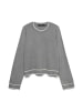 Vero Moda Strickpullover in Medium Grey Melange