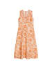 Marc O'Polo Leinenkleid shaped in Medium Orange