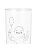 Mr. & Mrs. Panda Wasserglas Kaktus Luftballon ohne Spruch in Transparent