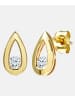 Diamant L'éternel Ohrhänger aus 375 Gelbgold mit 0.15 Karat Diamant