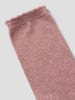 name it Nkfglitter Glitzersocken in woodrose