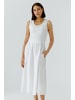 Oui Midikleid in optic white