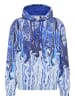 Carlo Colucci Hoodie ohne Reißverschluss Demattio in Blau