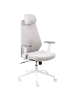 Beliani Bürostuhl ORYN in Grau/Weiß - (W) 71 x (H) 111 x (L) 65 cm