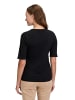 Betty Barclay Basic Shirt mit Knöpfen in Patch Black/Beige
