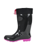 Regenliebe Gummistiefel de Fieselregen Langschaft in schwarz/fuchsia