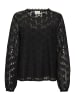 Kaffe Langarm-Bluse KAsilja in Black Deep