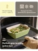 Praknu Auflaufform Keramik Grün 21cm – Backofen 280°C & Mikrowelle