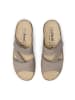 VITAFORM Nubukleder Pantoletten in taupe