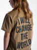 Sometime Soon Stmrevolution T-Shirt Kinder in SEPIA TINT