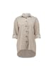 Hailys Langarmbluse in Beige