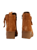 Divine Factory Sneaker Montante aus Leder Alénoa Braun