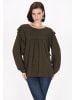 usha FESTIVAL Women Blouse in Black Green