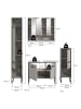 ebuy24 Badmöbelset Bagno (4-teilig) Grau 170 x 36 cm