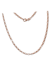 SilberDream 925 Silber vergoldet (Roségold 333) Damen SilberDream Halsketten oval  ca. 45cm