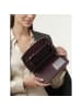 Lazarotti Bologna Leather XL Double Zip-Around Geldbörse RFID Leder 20 cm burgundy
