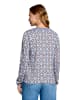 Betty Barclay Blusenshirt mit Gummizug in Blau/Braun