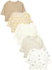 TupTam Baby Jungen Langarm Wickelshirt 5er Set in blau/beige