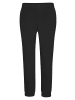 John Devin Stoffhose in schwarz