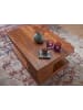 FineBuy Couchtisch "SV43501" in Braun / Sheesham