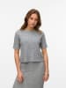 Vero Moda Strickpullover in Light Grey Melange