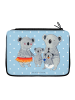 Mr. & Mrs. Panda Stiftebeutel Koala Familie ohne Spruch in Blau Pastell