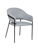 Atmosphera Créateur d'intérieur Gepolsterter Esszimmerstuhl SIRON in Grau, 55 cm
