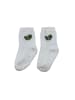 SlumberOrganix Bio ABS-Socken 2er-Pack in Weiß