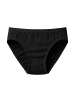 Haasis Bodywear 3er-Set: Minislip m. Glanzgummi in schwarz