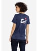 elkline T-Shirt Dauerwelle in darkblue