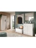 ebuy24 Wandgarderobe Solero Weiß 80 x 25 cm