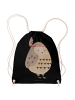 Mr. & Mrs. Panda rucksack stoff Eule Federschmuck ohne Spruch in Schwarz