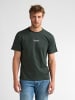 Petrol Industries Baumwoll-T-Shirt mit Grafik-Print foster in Grün