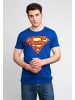 Logoshirt T-Shirt Superman in blau